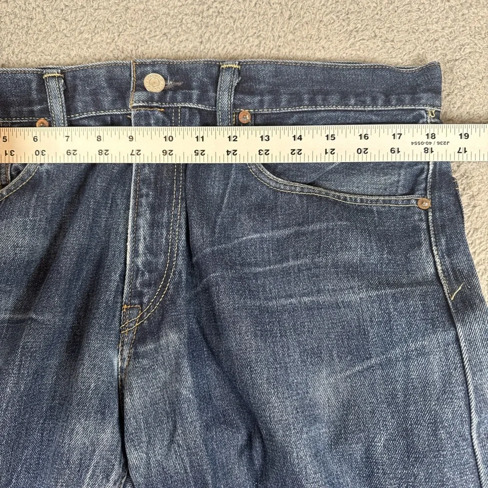 Polo Ralph Lauren Jeans Mens 35 x 32 Blue 100% Cotton Classic 867 Straight Leg